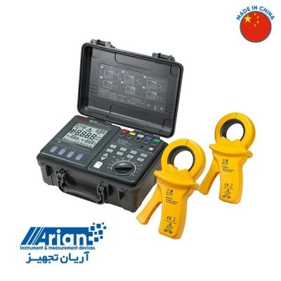 فروش ویژه ارت سنج 4 سیمه مقاومت خاک با دو کلمپ مستک MASTECH MS 2308